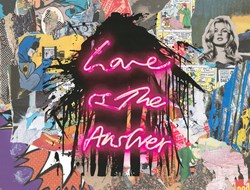 Love On by Mr. Brainwash - Unique sized 50x38 inches. Available from Whitewall Galleries